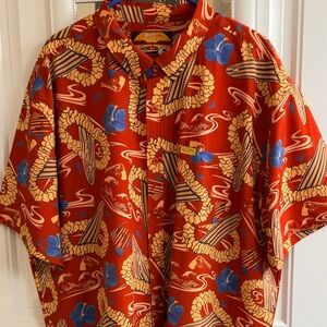 Retro Rifle 3XL Fear and Loathing.  Red Hawaiian Shirt